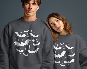 Bats Halloween Sweatshirt, Bats Shirt, Bat T-Shirt, Bat Hoodie, Bat Wings Shirt, Halloween Tee, Halloween Party Sweater