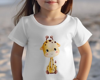 Baby Giraffe Onesie, Cute Baby Bodysuit, Perfect for Baby Showers Gifts, Made from Ultra Soft Cotton, Adorable Kid's and Toddler Shirt
