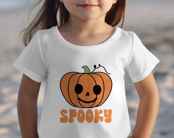 Spooky Pumpkin Shirt Onesie, Halloween Onesie, Cute Fall Bodysuit, Halloween Onesie Perfect for Baby Showers, New Baby Gifts, Adorable Kid's