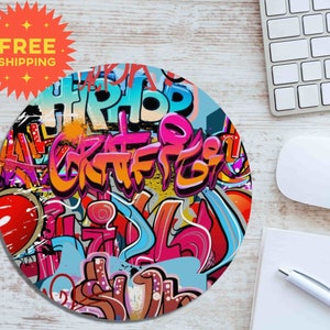 HipHop Graffiti Mouse Pad