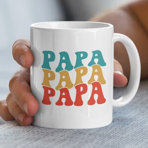 Retro Papa Mug, Papa Gift, Papa Coffee Mug, Papa Birthday Gift, Papa Father Gift, Grandpa Gift from Granddaughter