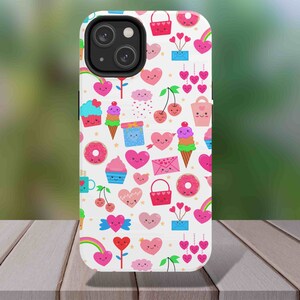 Kawaii Phone Case Aesthetic Preppy iPhone 14 iPhone 13 Full Protection Tough Case