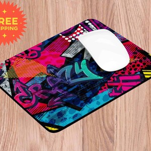 Crazy Graffiti Mouse Pad