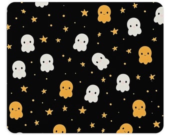 Alfombrilla de ratón fantasma, accesorios de escritorio, regalo para ella, alfombrilla de ratón bonita, regalo de Halloween, compañero de trabajo, jefe, decoración de oficina, trabajo desde casa, juegos