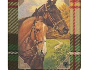 Vintage Horse Postcard Art Tough Phone Case, Horse Lover Gift