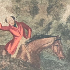 Antike Fuchsjagd Lithographien von Francis Calcraft Turner.