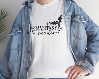 Camiseta Romantasy Reader, Camiseta para amantes de los libros de romance fantástico, Regalo BookTok, Camiseta de lectura