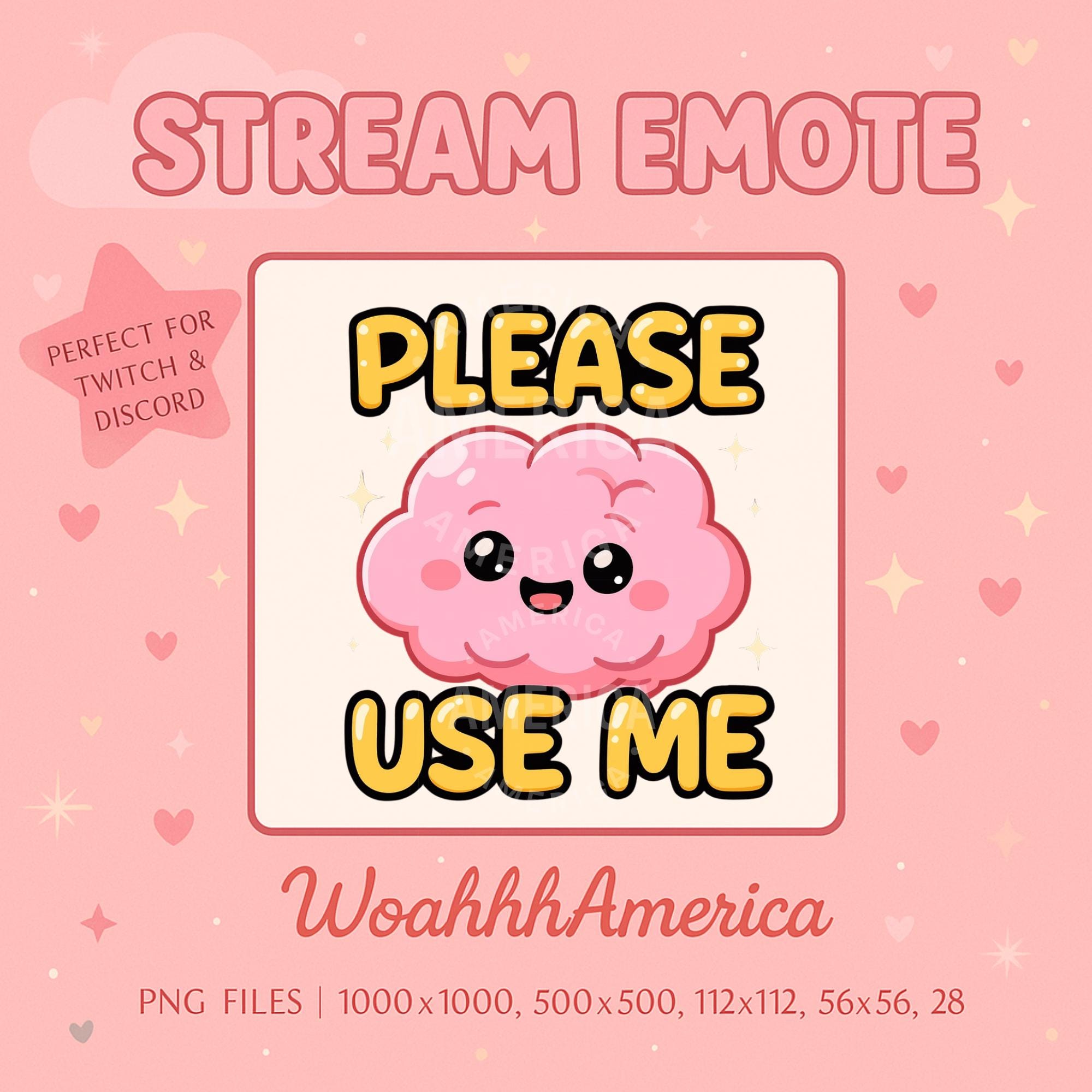 ストリーム、Discord用のBrain Twitchエモート、リアクションPNGを使用してください - Etsy 日本
