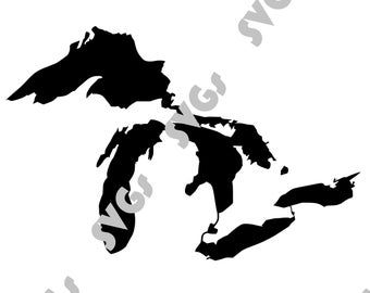 Great Lakes Bundle | SVG, JPG, PNG, Crafting Image