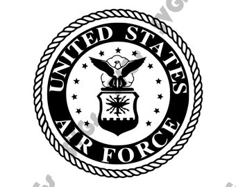 US Air Force Military Logo | svg, jpg, png Crafting Images