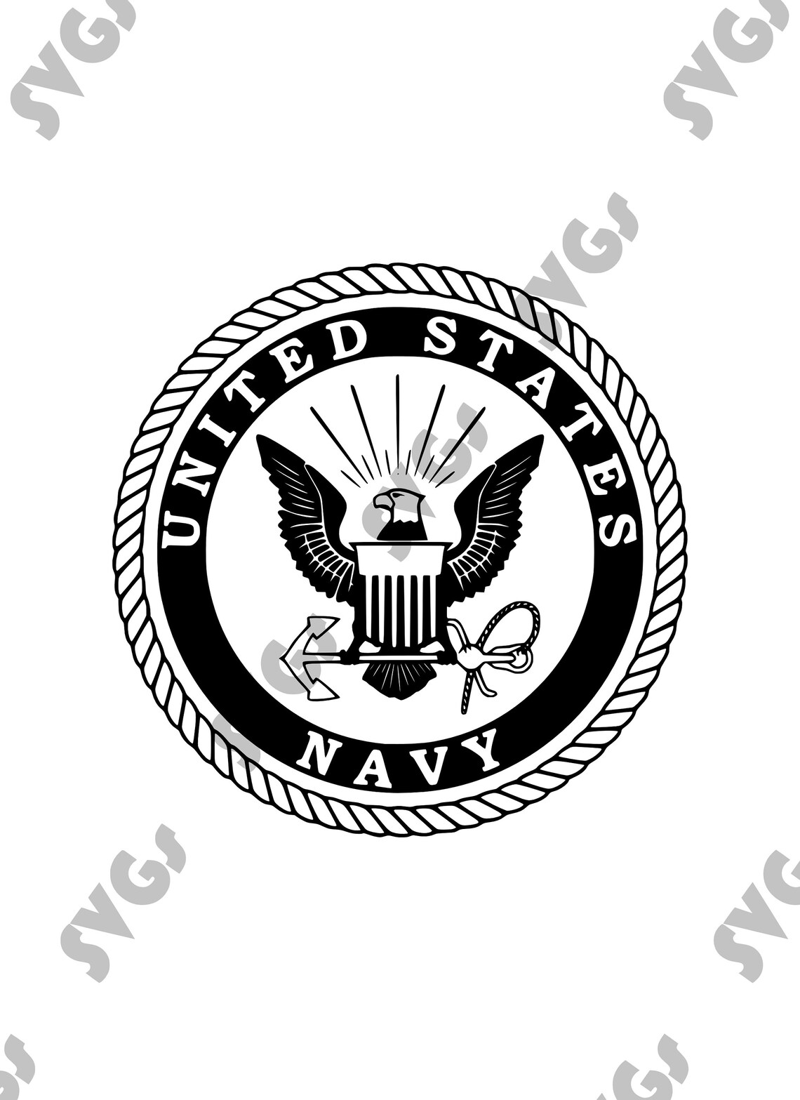 US Navy Military Logo Svg, Jpg, Png Crafting Images - Etsy