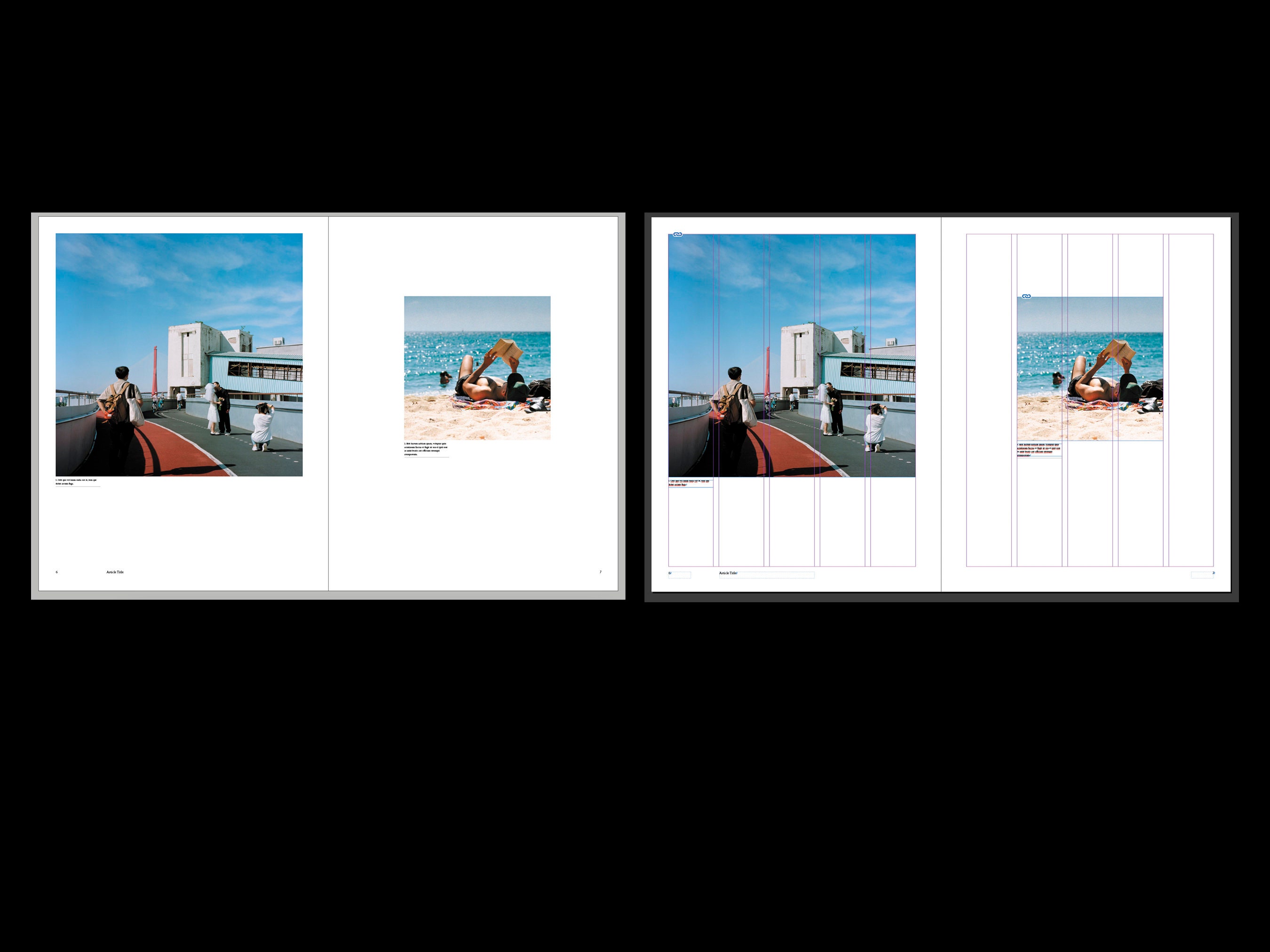 Minimal Magazine Template Adobe Indesign 8.5x11 Letter Size Fully ...