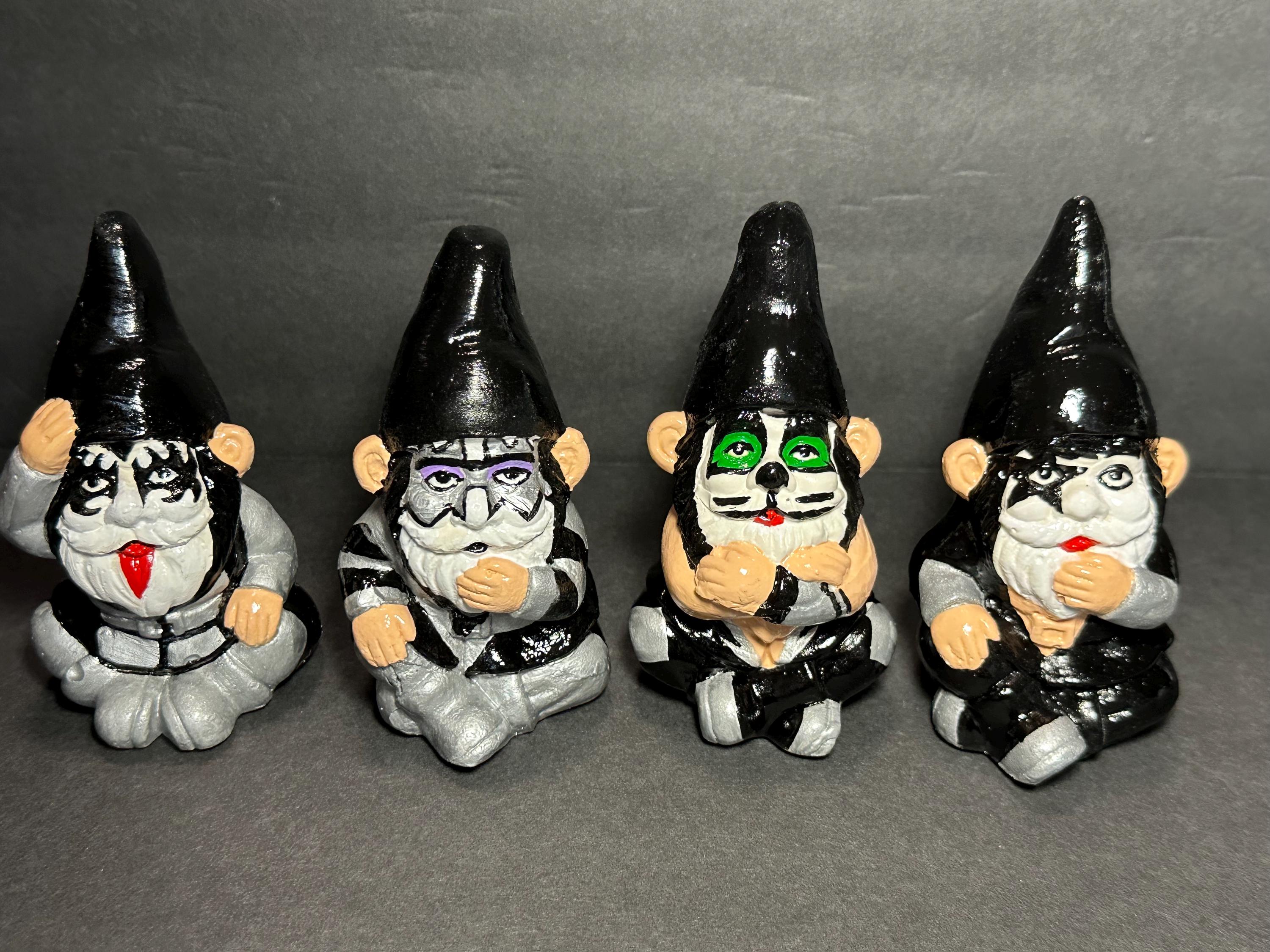 Mini KISS Garden Gnome Set - Etsy