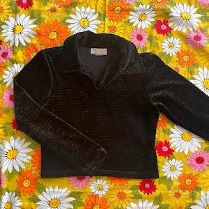 70s Vintage Long Sleeve Top