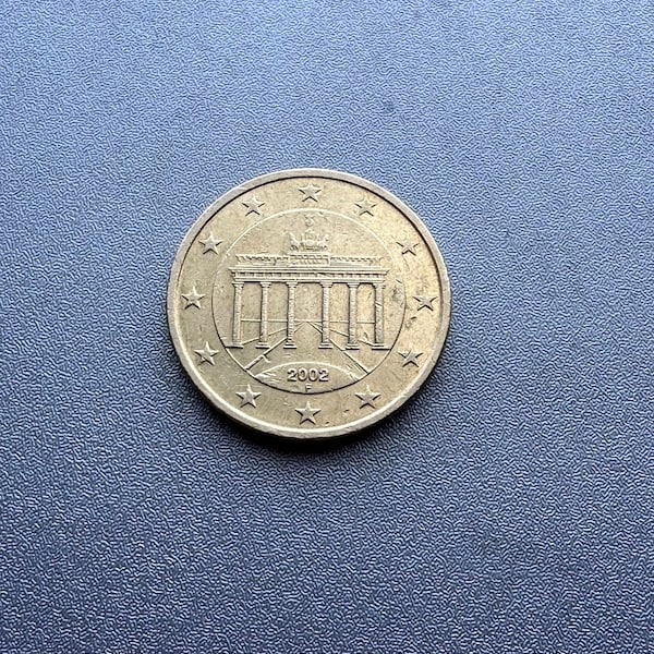 2002 German 50 Cent Euro F minted Very rare