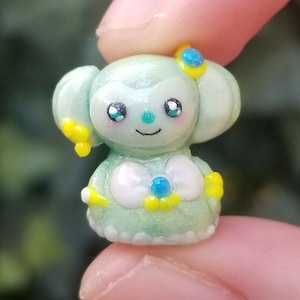 Pretty Mermaid Monkey Handmade Polymer Clay Figure