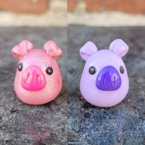 Mini Pig Handmade Clay Figure