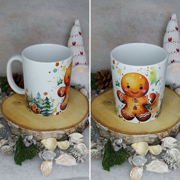 Mug Noël Bonhomme pain d'épices