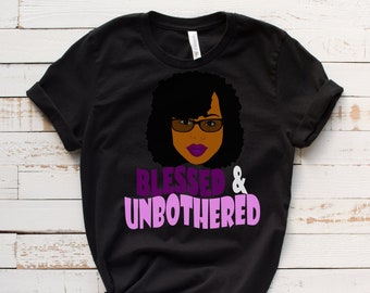 Melanin Shirt, Afro Woman Pride, Black History Month Tee
