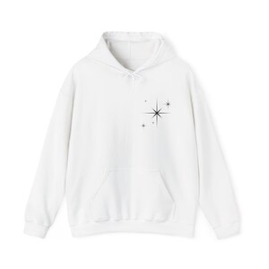 Virgo Constellation Hooded Sweatshirt, Cute Stars, Zodiac Gift, Astrology Clothing, Unisex Pullover, Celestial Sweatshirt