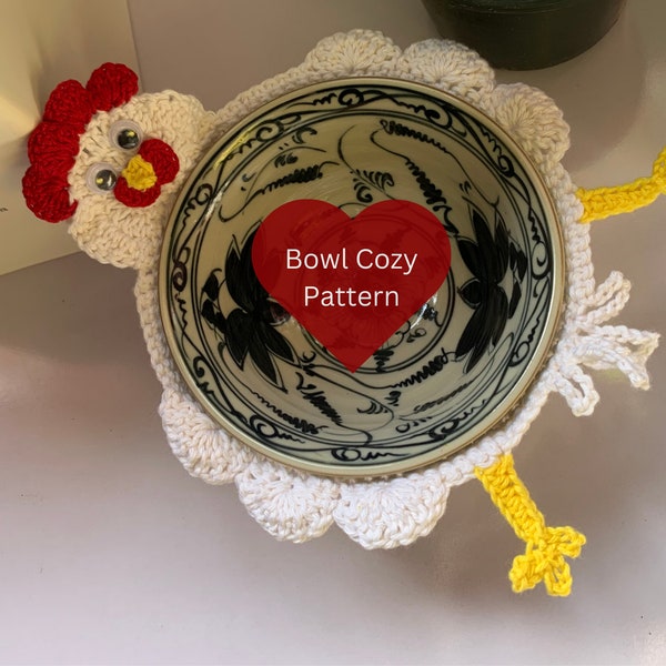 Chicken Bowl Cozy Crochet Pattern