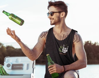 Bleib salzig Unisex Jersey Tank