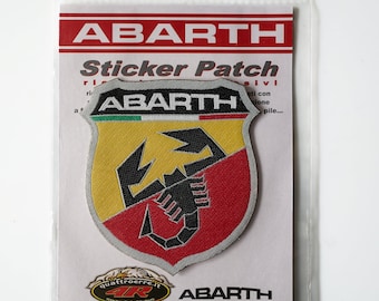 Abarth Official Sticker Patch Scudetto - Detailed and High-Quality Stickers