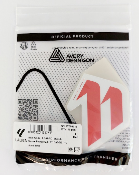 Patch Officiel Liga 2023/2024 – Junior – Blanc Et Rouge – Neuf Sans Emballage