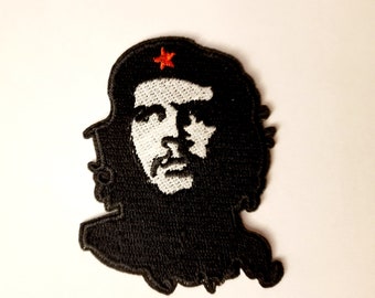 Fer sur patchs CHE GUERAVA Revolucion Cuba Bouclier brodé Patch de bouclier thermoadhésif