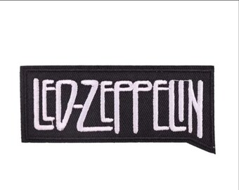 Fer sur patchs LED ZEPPELIN Bouclier brodé Patch de bouclier thermoadhésif