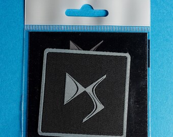 Iron On Patches DS AUTOMOBILES Citroën Embroidered Official Shield Heat-adhesive shield patch 60 mm