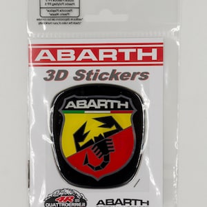 ABARTH Official 3D Logo , Back Front, 75x69 mm