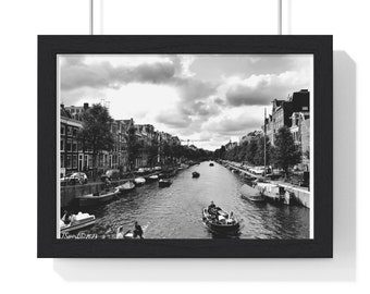 Amsterdam Travel in Black and White: Printable Wall Art to download