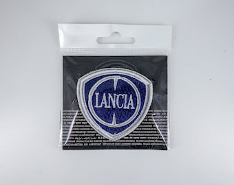 Iron On Patches LANCIA Embroidered Official Shield Heat-adhesive shield patch 60 mm
