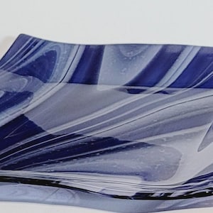Large Purple Platter / Fused Glass/ FREE SHIPPPING