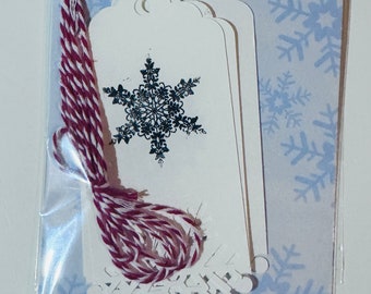 Snowflake Gift Tags | Set of 4