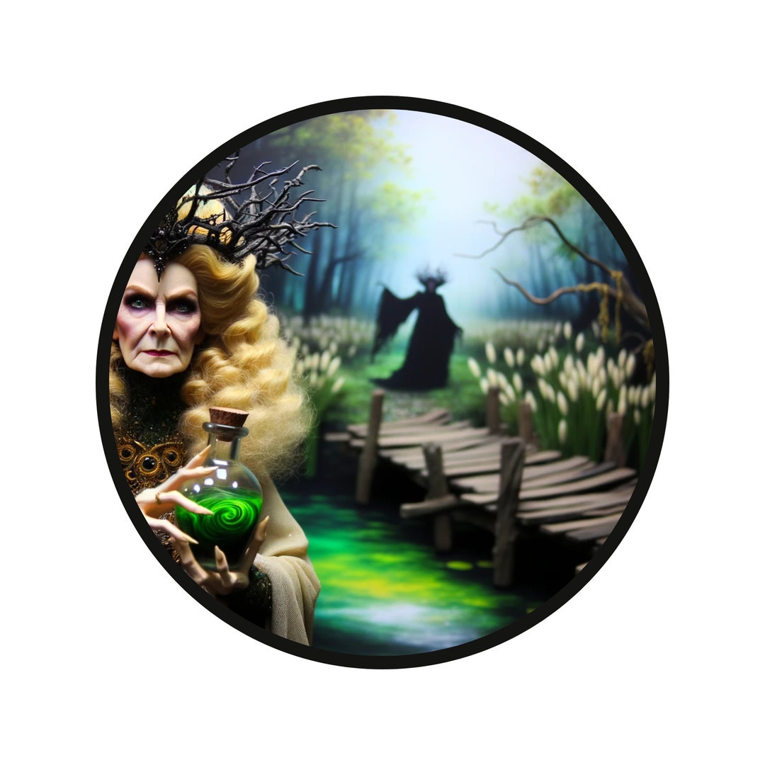 Gothic Display Sign Gothic Witch Aluminum Sign, Halloween Wreath Decor, Multiple Sizes - Etsy
