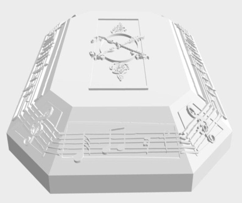 Locke and Key Music Box 3d Model Etsy