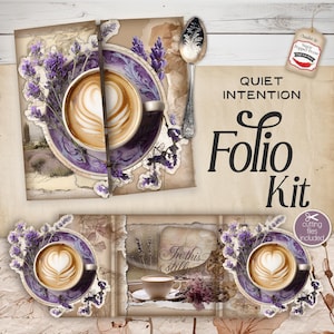Kit de diário vintage com cortes finos e elegantes, estilo Cottagecore, romântico, cartão efêmero, bolso dobrável para scrapbook, autocuidado SP063
