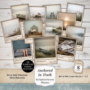 Scripture Photo Cards, Christian Journal Devotional Prints (JPG & PDF) SP2601