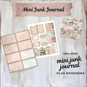 Regency Seaside Retreat Mini Junk Journal & Ephemera Kit nautische vuurtoren vintage afdrukbare scrapbooking kustcarrousel winkelpui SP021