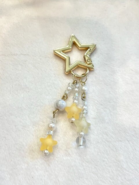 Aesthetic Unique Keychains Cottage Core Star Cute Dangle Accessory - Etsy