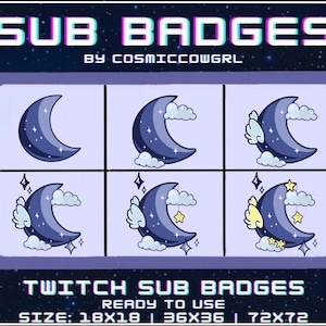Moon Sub Badges
