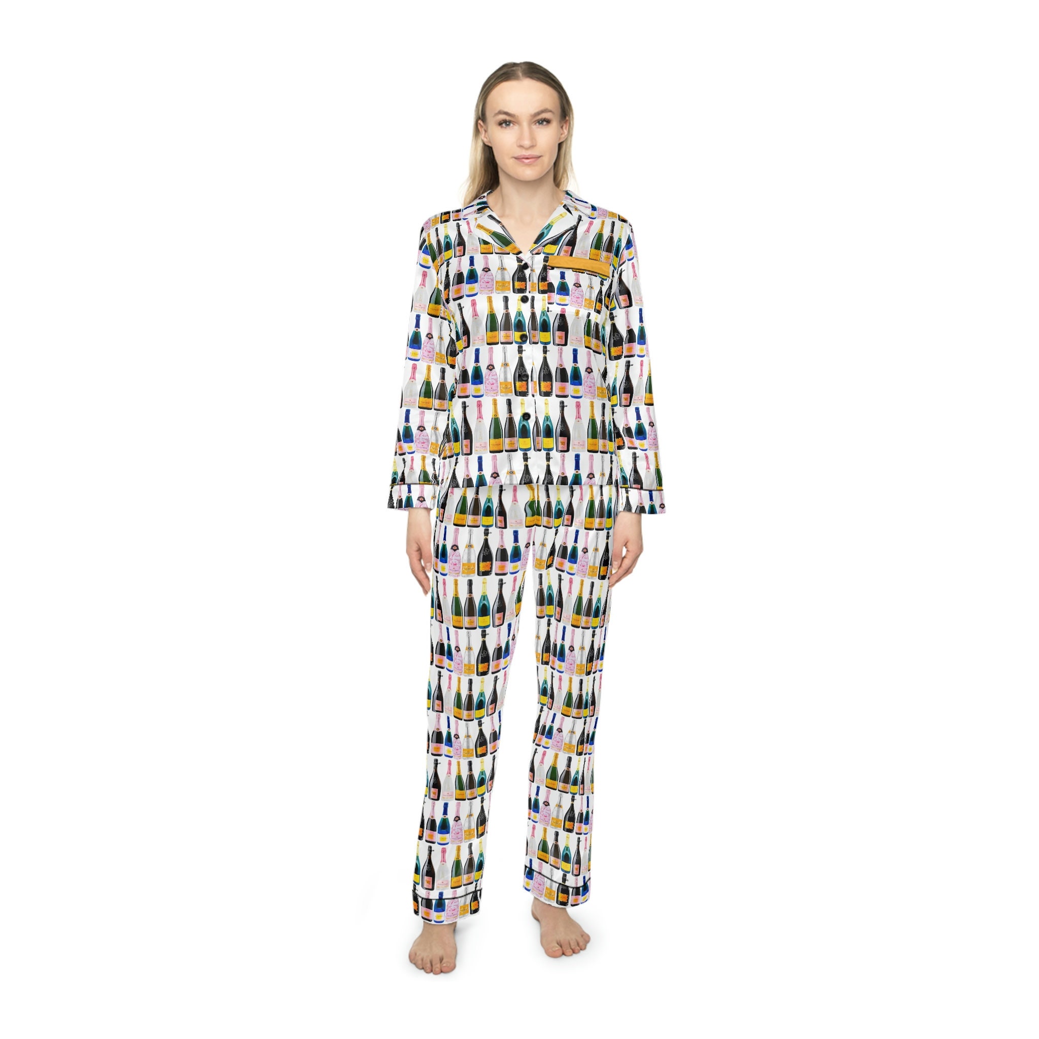 Cocktail Print Pajamas, Margarita Trendy Pajamas for Her, Alcohol