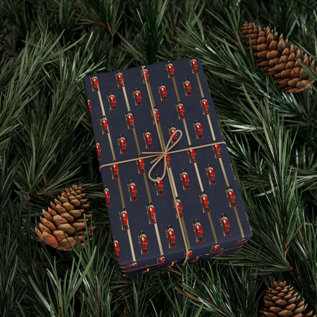 Nutcracker Wrapping Paper Etsy
