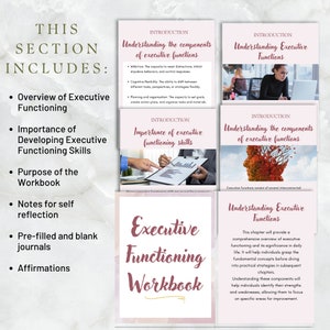 Digital Executive Functioning Workbook |ADHD |autism |coping Skills ...