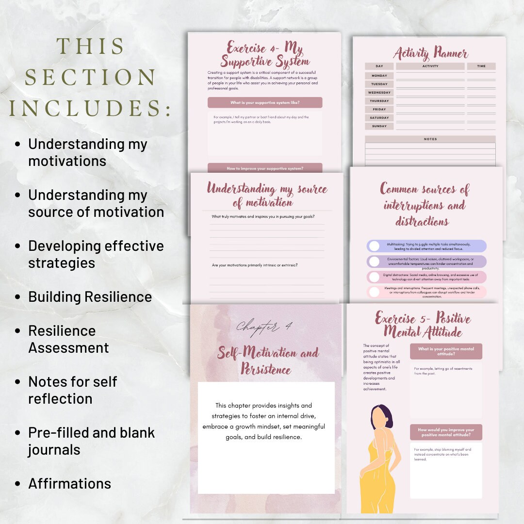 Digital Executive Functioning Workbook ADHD autism coping - Etsy Canada