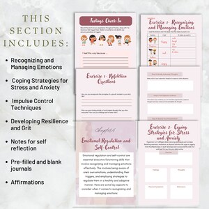 Digital Executive Functioning Workbook |ADHD |autism |coping Skills ...