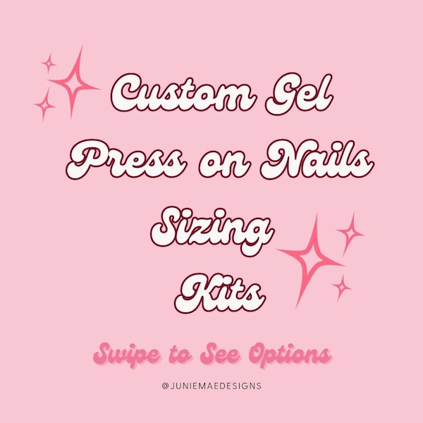 Press On Nail Sizing Kits | Luxury Press On Nails Sizing Kits | Extra Short Press on Nails Sizing Kits | Custom Press on Nails Sizing Kit