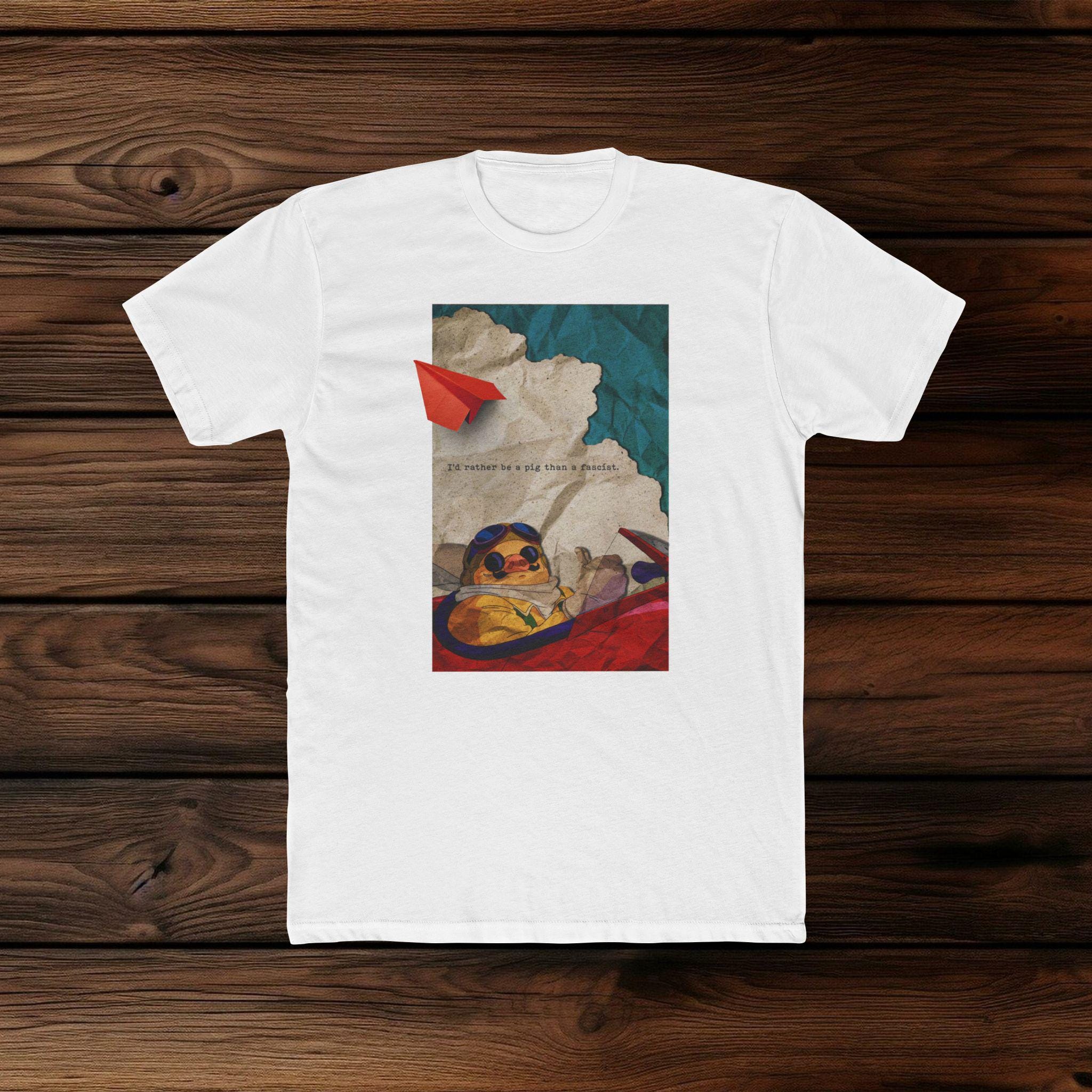 Porco rosso shirt - Etsy 日本
